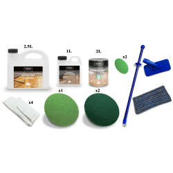 Kit Saving: DC103 (a) Element 7 V floor white, work with buffing machine 0 to 20m2  (DC)