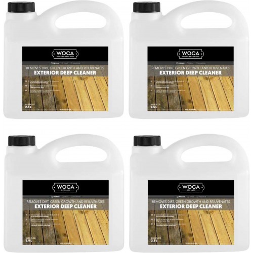 TRADE PRICE! Woca Exterior Deep Cleaner 607542A 10ltr total; box of 4 x 2.5L (DC)