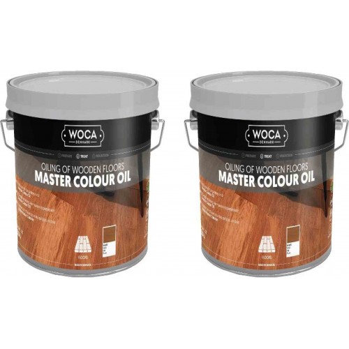 TRADE PRICE! Woca Master Colour Oil White 10ltr total; box of 2 x 5L 522575AA (DC)