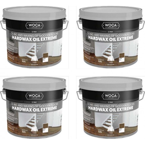 TRADE PRICE! Woca Hardwax Oil Extreme Natural 529325A 10ltr total; box of 4 x 2.5L (WF)