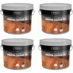TRADE PRICE! Woca Master Colour Oil Rhode Red Brown 106 10ltr total; box of 4 x 2.5L 530625AA (DC)