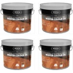 TRADE PRICE! Woca Master Colour Oil Castle Grey 114 10ltr total; box of 4 x 2.5L 531425AA (DC) 