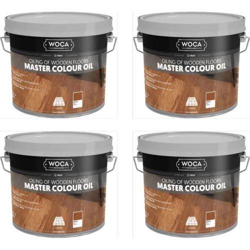 TRADE PRICE! Woca Master Colour Oil Natural 10ltr total; box of 4 x 2.5L 522073AA (DC) 