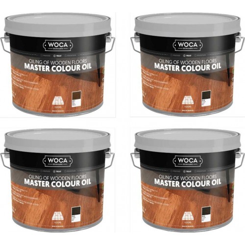 TRADE PRICE! Woca Master Colour Oil Antique 349 10ltr total; box of 4 x 2.5L 532325AA (DC) 