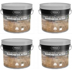 TRADE PRICE! Woca Diamond Oil Active, White 10ltr total; box of 4 x 2.5L 565525A (DC) TRADE PRICE! Woca Diamond Oil Active, White 10ltr total; box of 4 x 2.5L 565525A (DC)