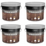 TRADE PRICE! Woca Exterior Wood Oil Grey 10ltr total; box of 4 x 2.5L 617961A  (DC)