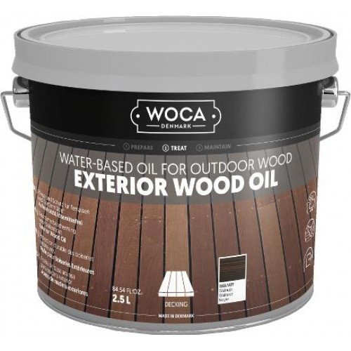 Woca Exterior Wood Oil Walnut 2.5L 617962A (DC)