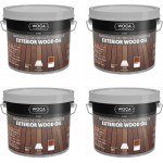 TRADE PRICE! Woca Exterior Wood Oil Bangkirai 10ltr total; box of 4 x 2.5L 617956A (DC)