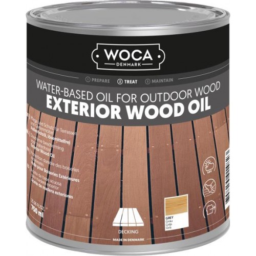 Woca Exterior Wood Oil Grey 0.75L 617941A (DC)