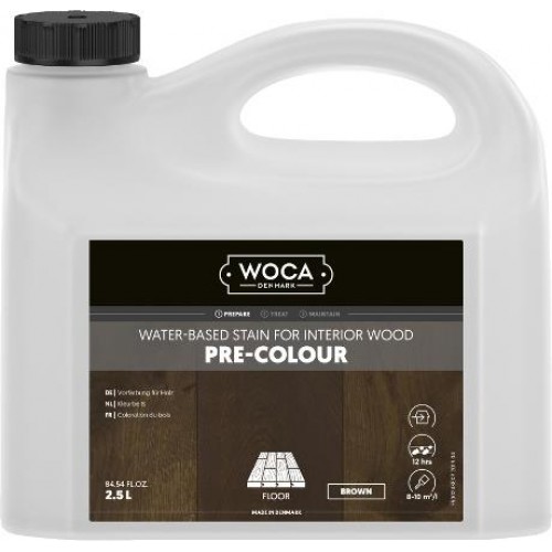 Woca Pre Colour Stain 2019 onward Brown 2.5L 500243A  (DC)