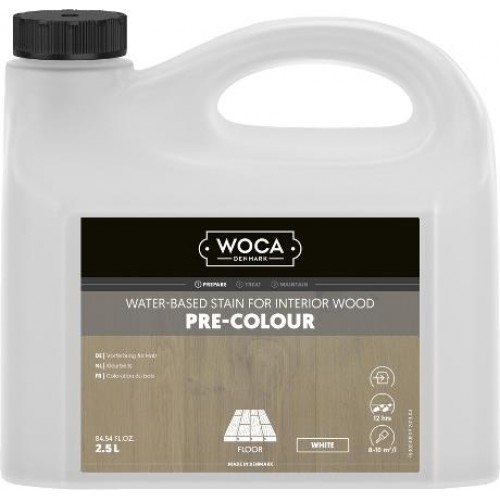 Woca Pre Colour Stain 2019 onward White 2.5L 500240A  (DC)
