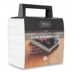Woca Hand Scrubber polishing pad (Flex Kit white) with Handle 599752A (DC)