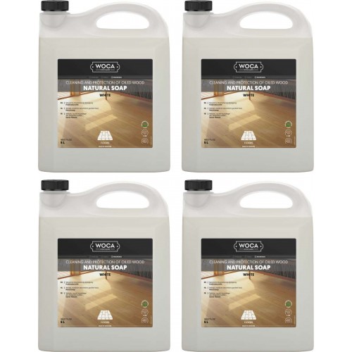 TRADE PRICE! Woca Natural Soap White 20ltr total; box of 4 x 5L 511150A (DC)