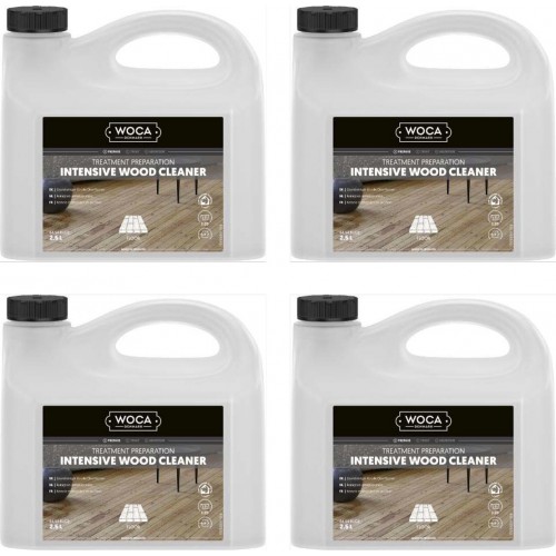 TRADE PRICE! Woca Intensive Wood Cleaner 10ltr total; box of 4 x 2.5L 551525A (DC)